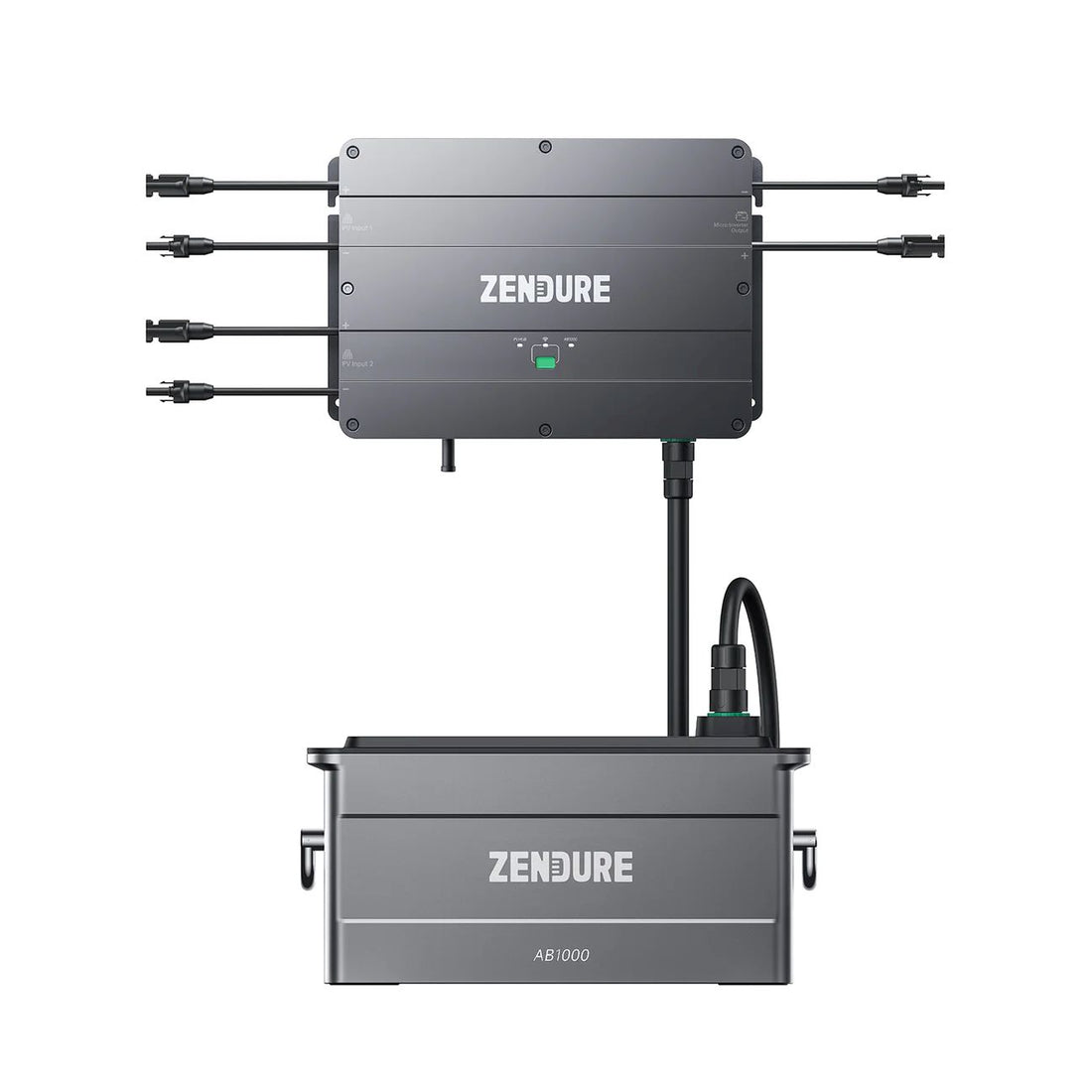 Zendure SolarFlow Set Balkonkraftwerk PV HUB 1200 mit AB1000 / AB2000 Zusatzbatterie