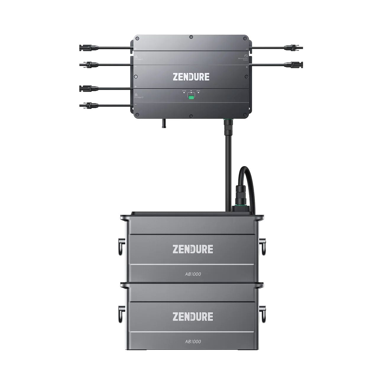 Zendure SolarFlow PV-Hub Bundle (PV-HUB 1200W 2x MPPT + Zusatzbatterie)