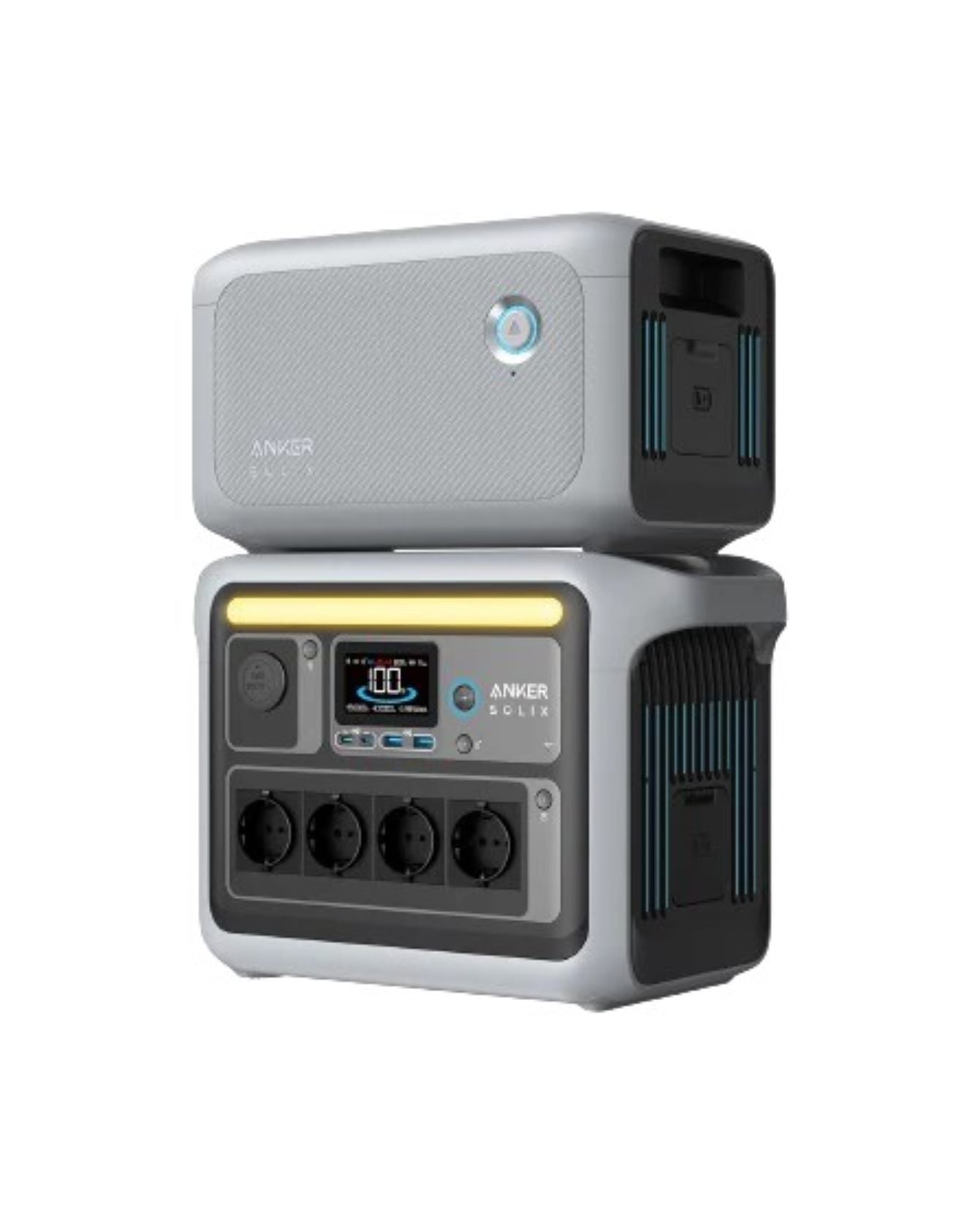 Anker SOLIX C1000 PowerStation+1x Zusatzakku BP1000 | 2112 Wh 1800 W