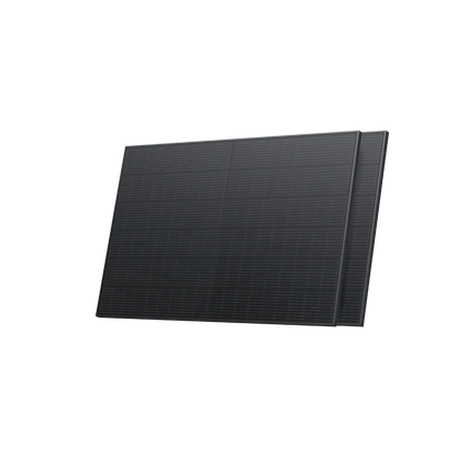 EcoFlow PowerStream Soft Bundle (2x 400W Starres Solarpanel + 600W Microwechselrichter)