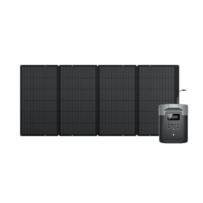 EcoFlow Solarpanel Bundle (Delta 2 Max Powerstation + 400W Tragbares Solarpanel)